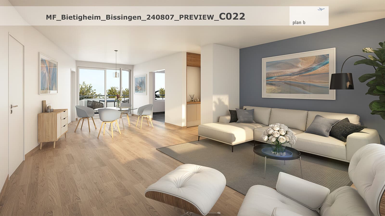 Nachhaltig & kernsaniert – Nahezu Bezugsfertig 4,5 Zimmer in Bissingen.