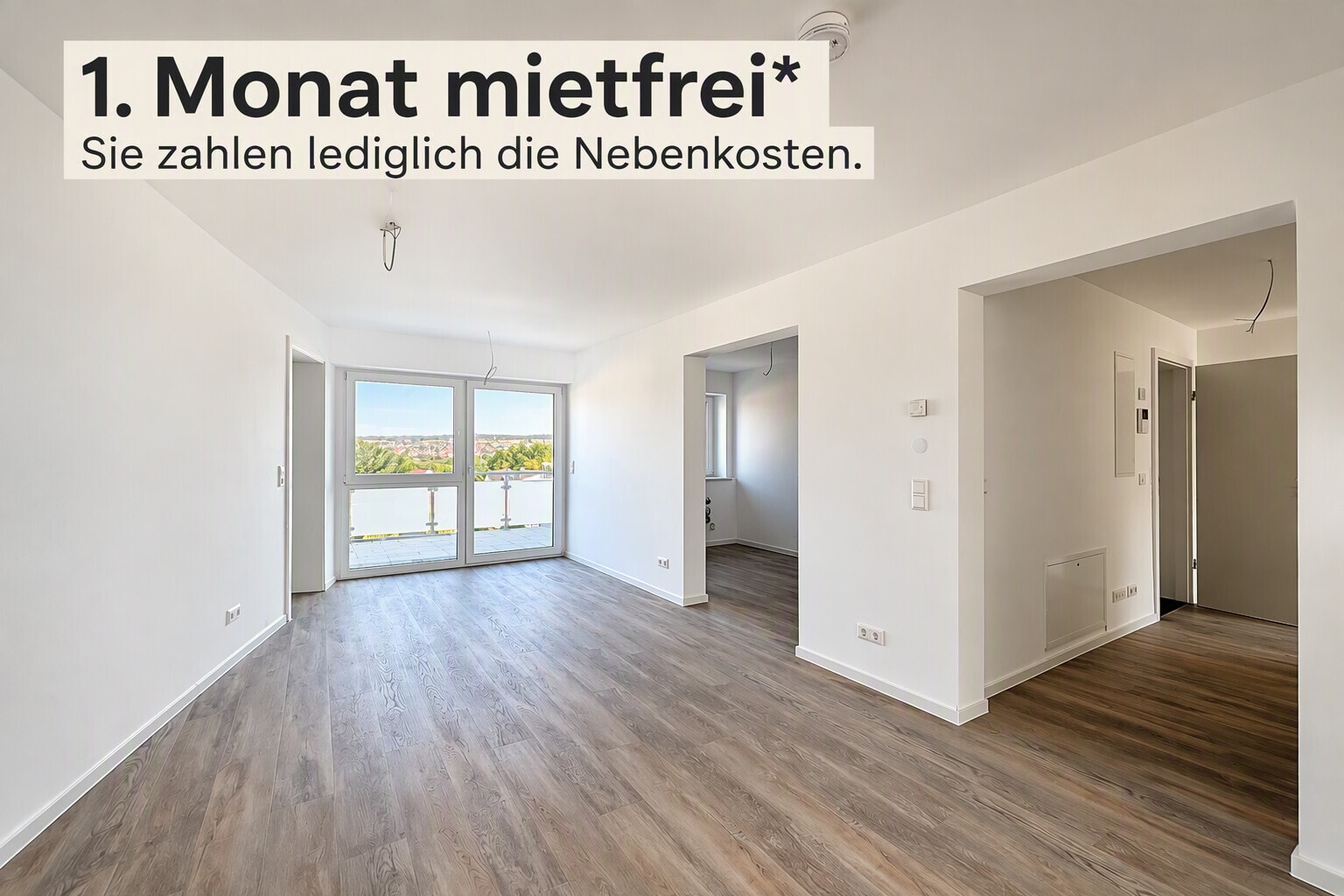 1. Monat mietfrei - 4,5 Zimmer mit viel Platz und Balkon