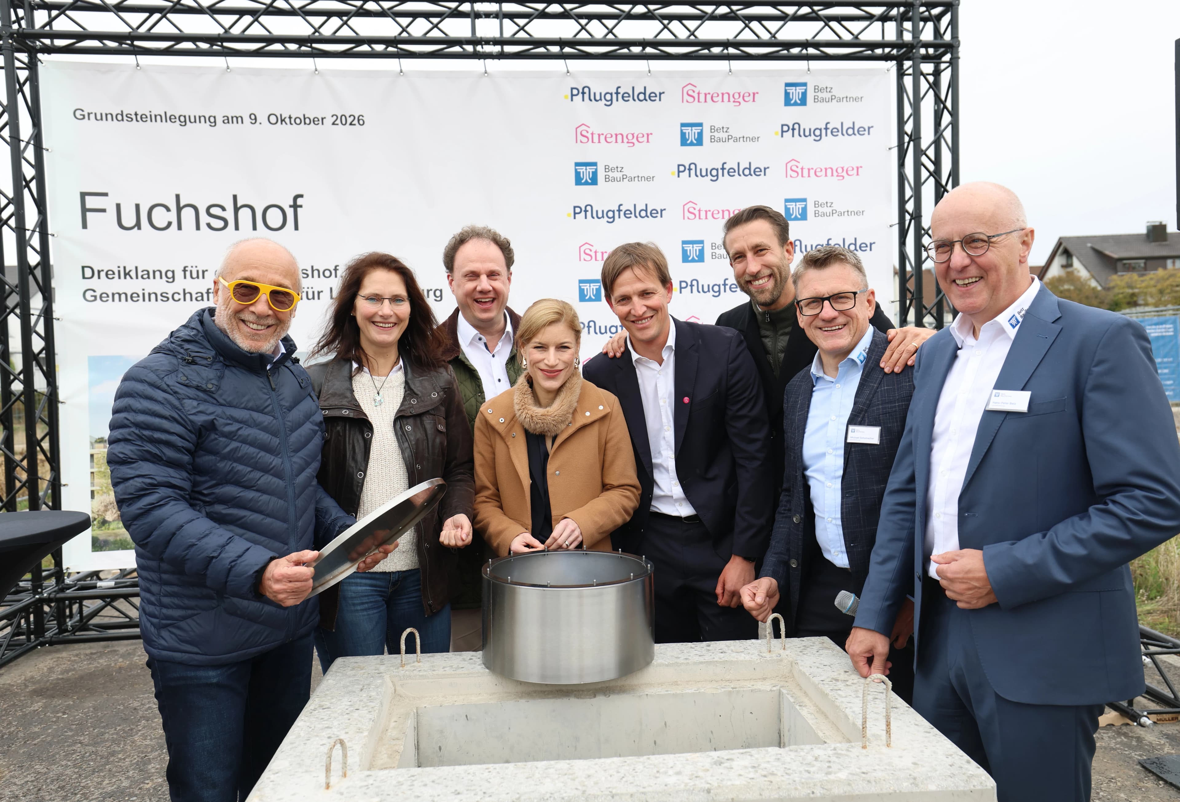 Jürgen Pflugfelder, Andrea Schwarz, Matthias Knecht, Lis Hannemann-Strenger, Daniel Hannemann, Julian Pflugfelder, Michael Schumacher & Klaus-Peter Betz
